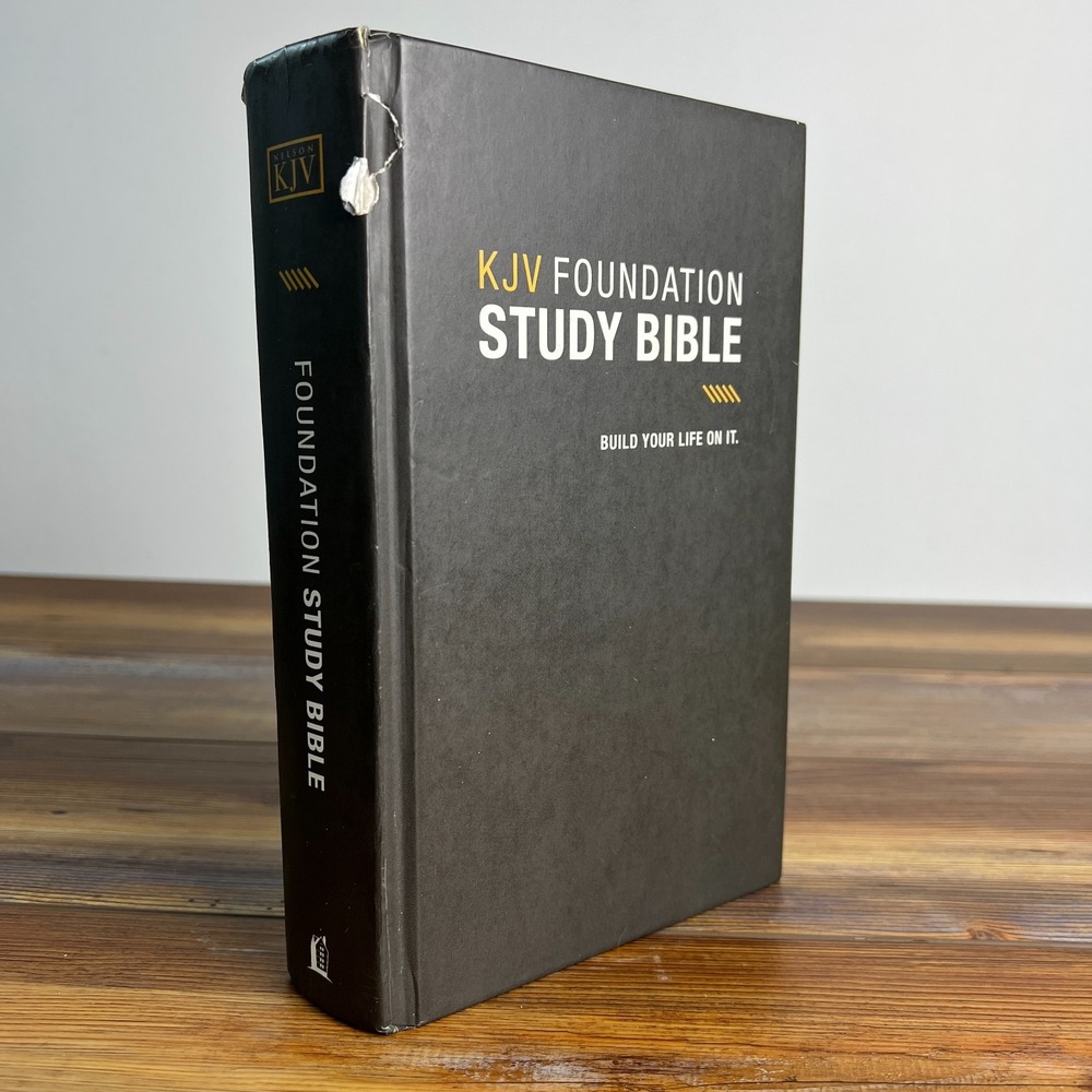 Thomas Nelson KJV Foundation Study Bible Hardcover Black King James Version 2015